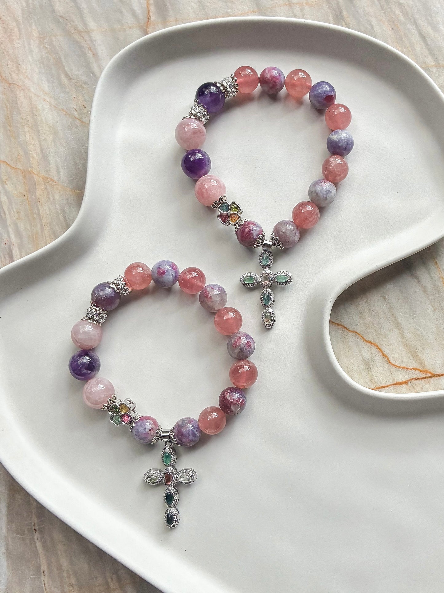 Quiet Miracles Rosary Bracelet