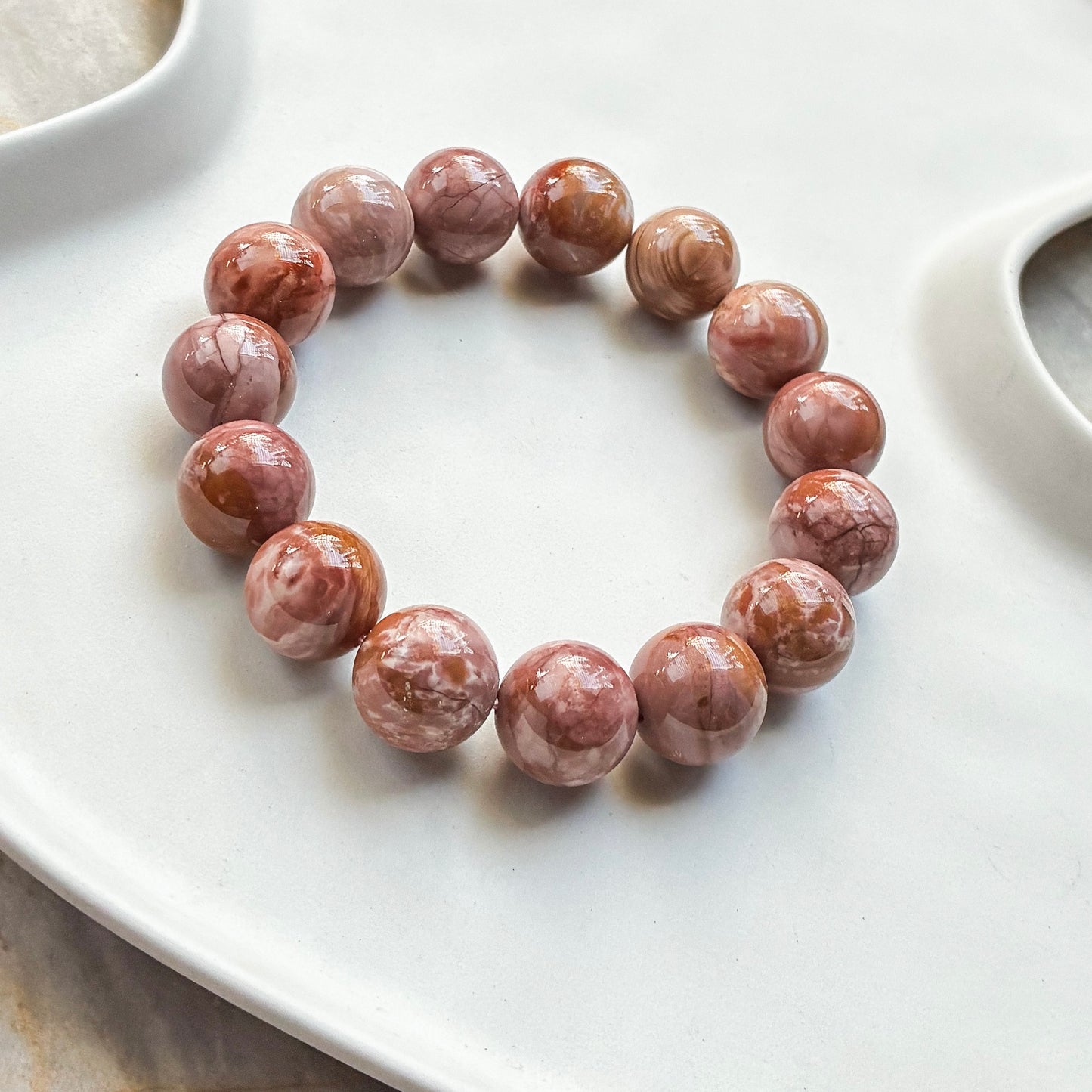 Pink Mango Alashan Agate 15mm