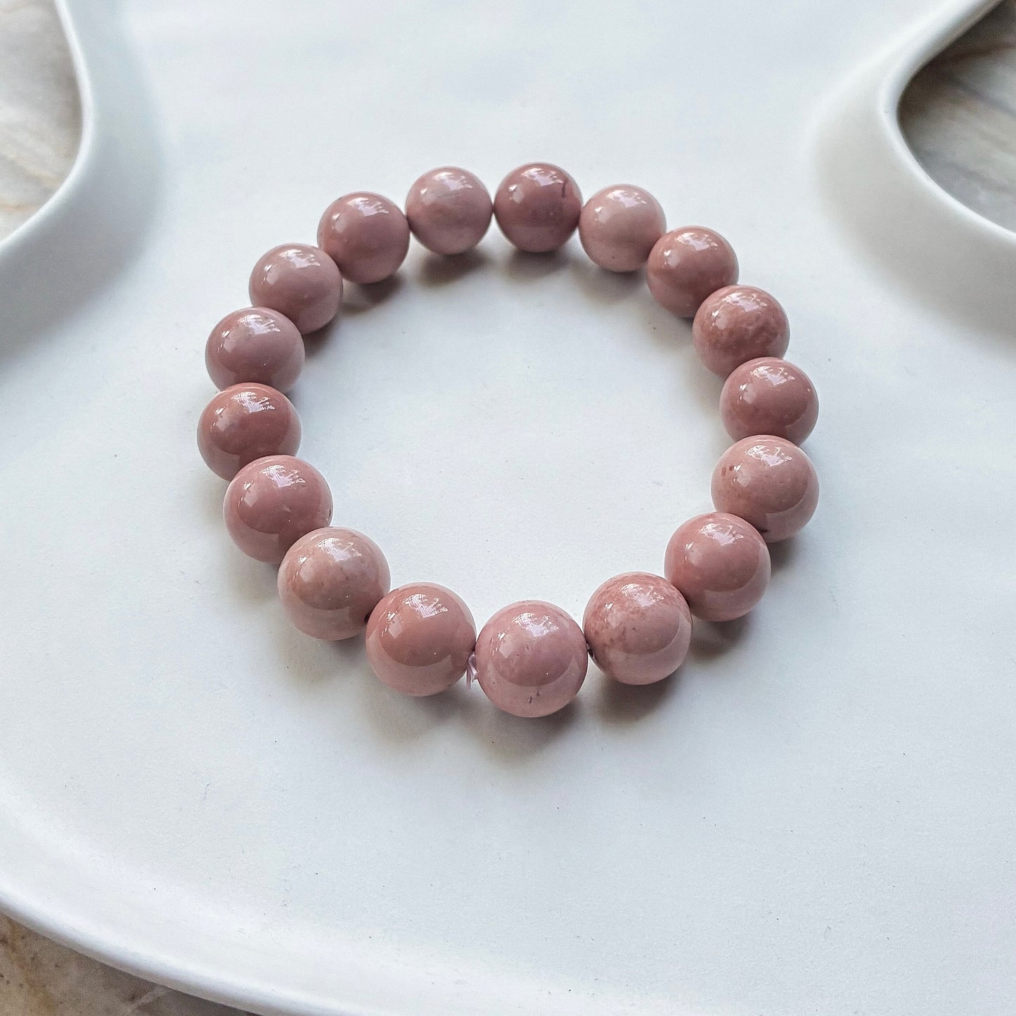 Pink Alashan Agate 11mm
