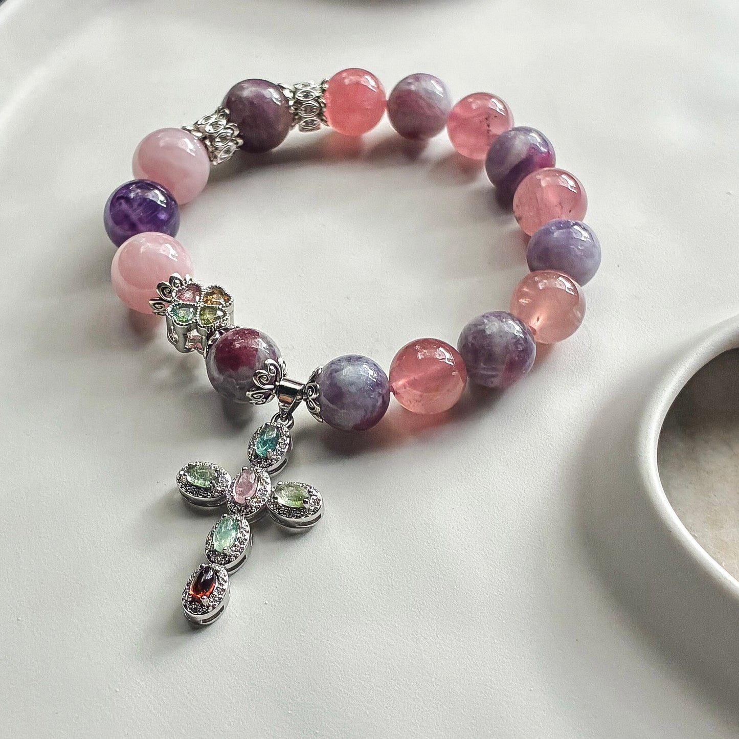 Quiet Miracles Rosary Bracelet