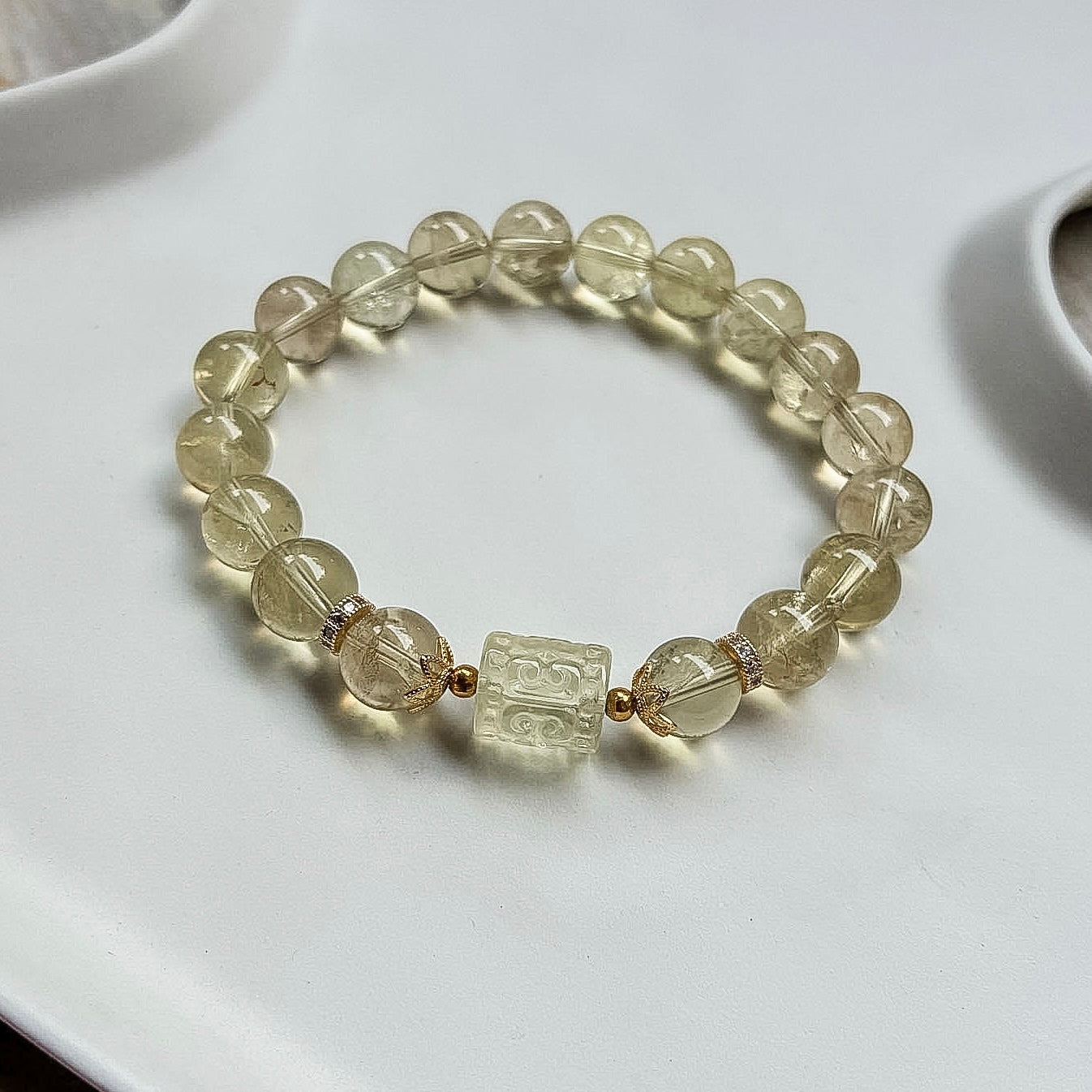 Citrine Lucky Turn 9mm