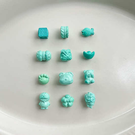 Mongolian Turquoise Charms