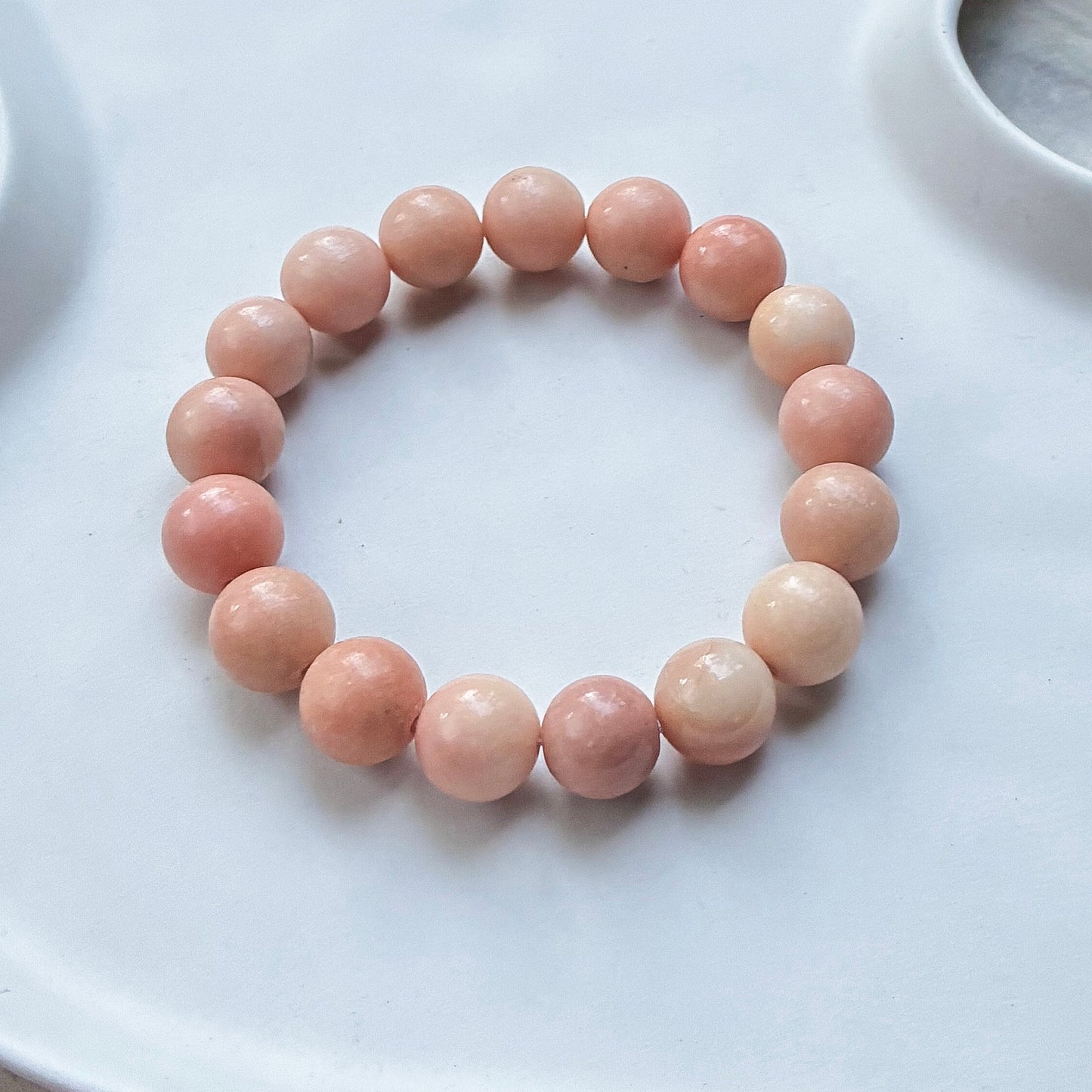 Peach Alashan Agate 11mm