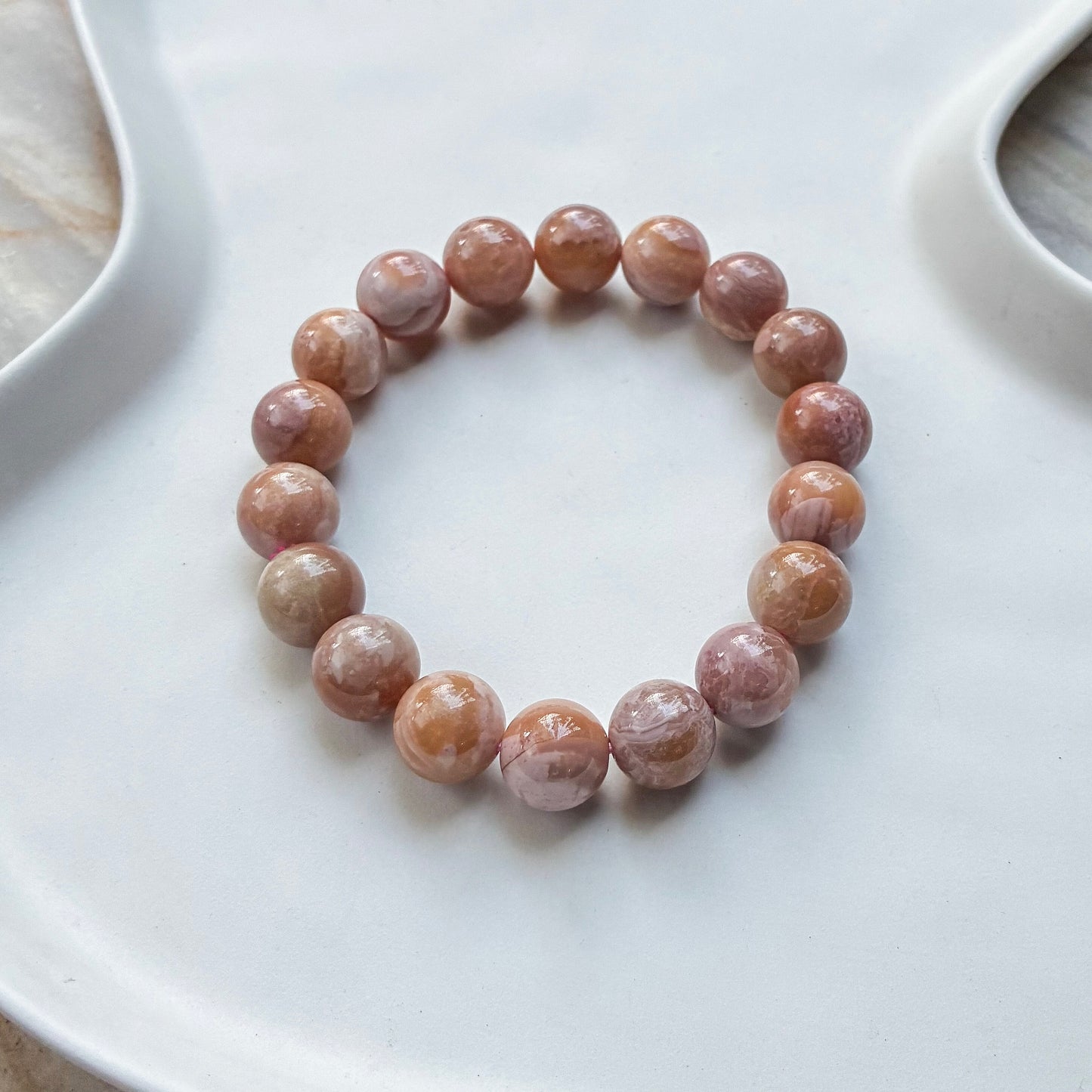 Pink Mango Alashan Agate 9mm