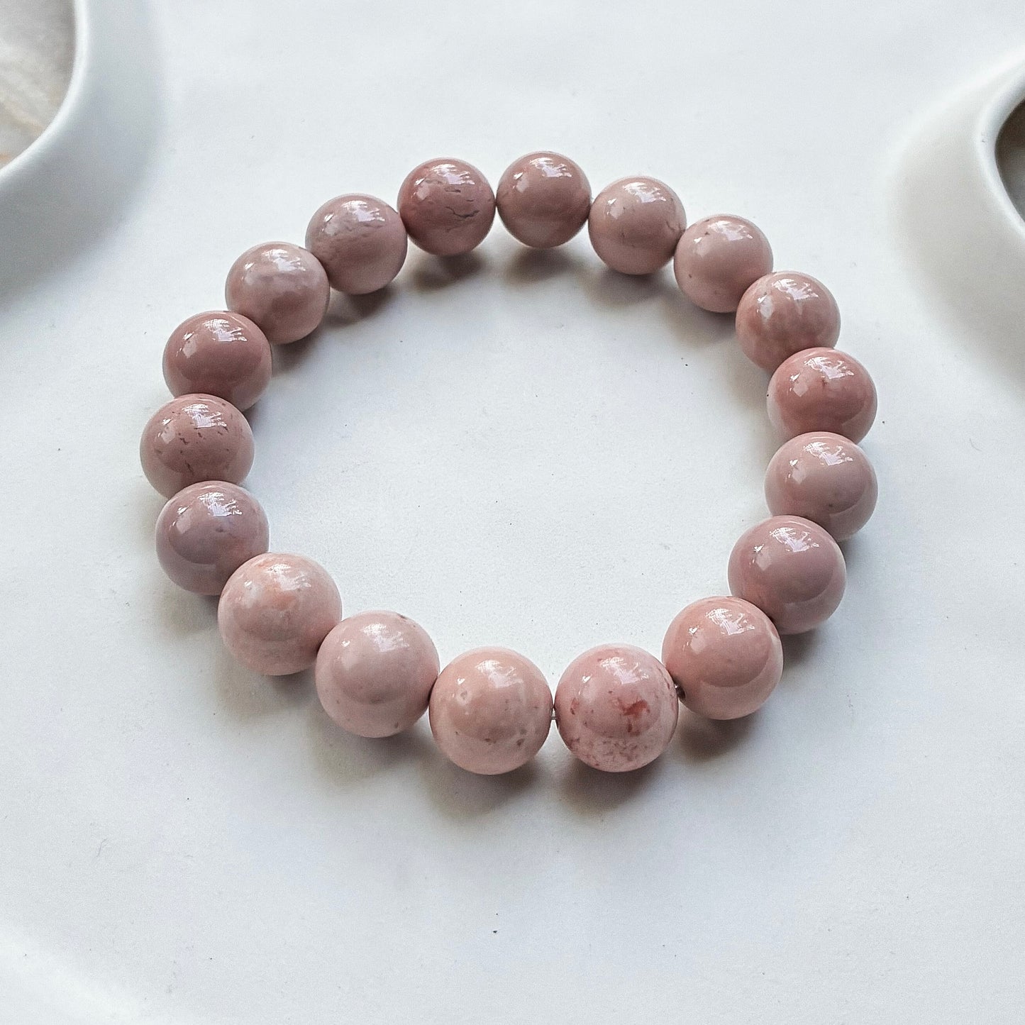 Pink Alashan Agate 11mm