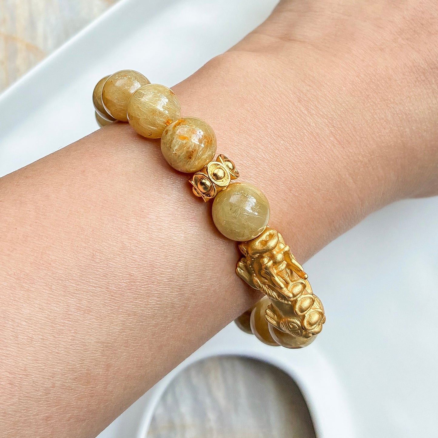 Wealth Activation Golden Rutilated Quartz