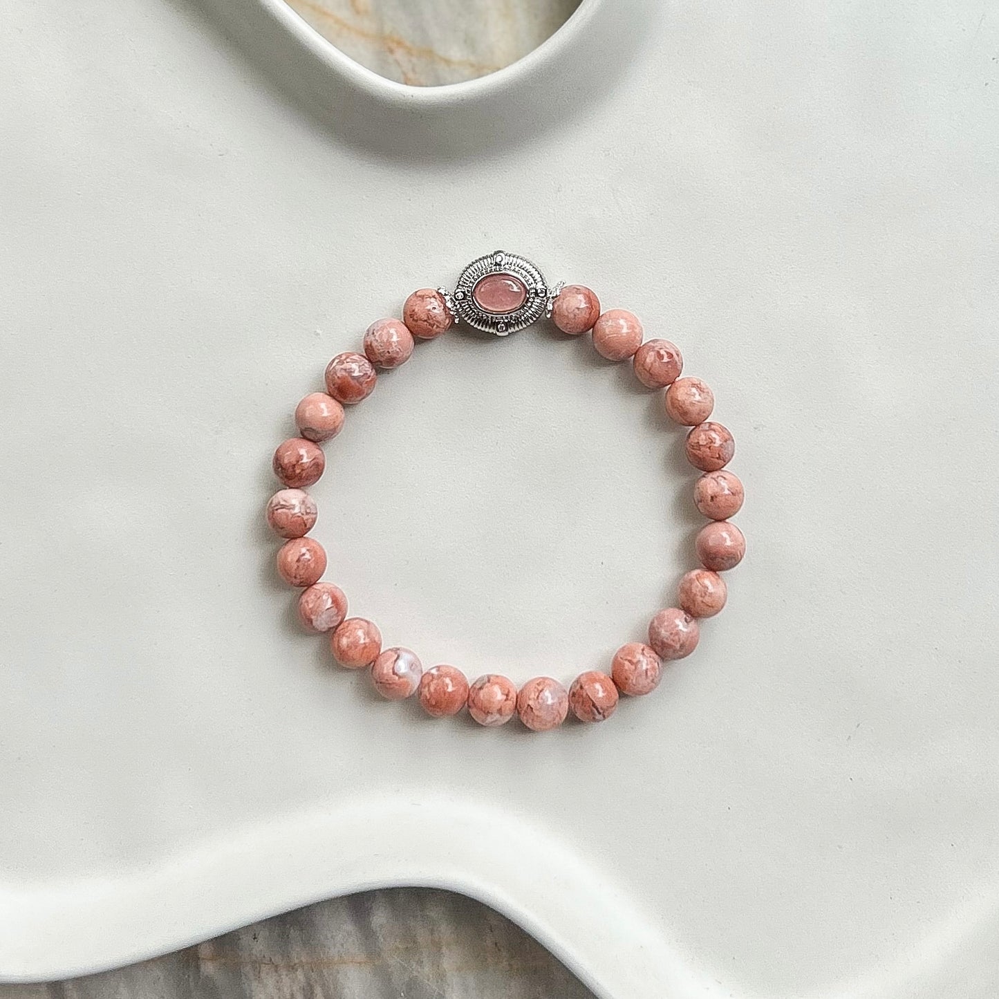 Floriva [Rhodochrosite - Flower Agate]