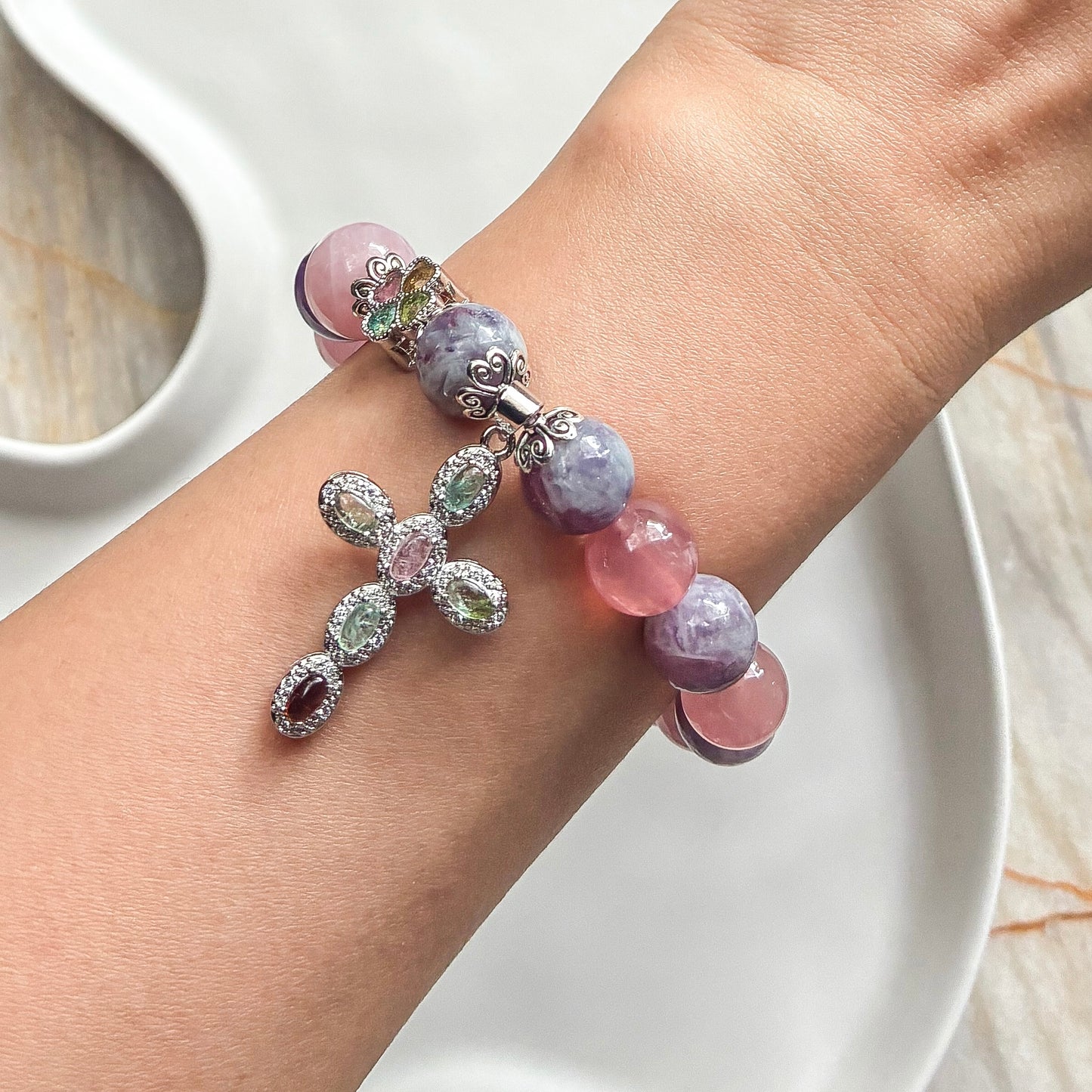 Quiet Miracles Rosary Bracelet