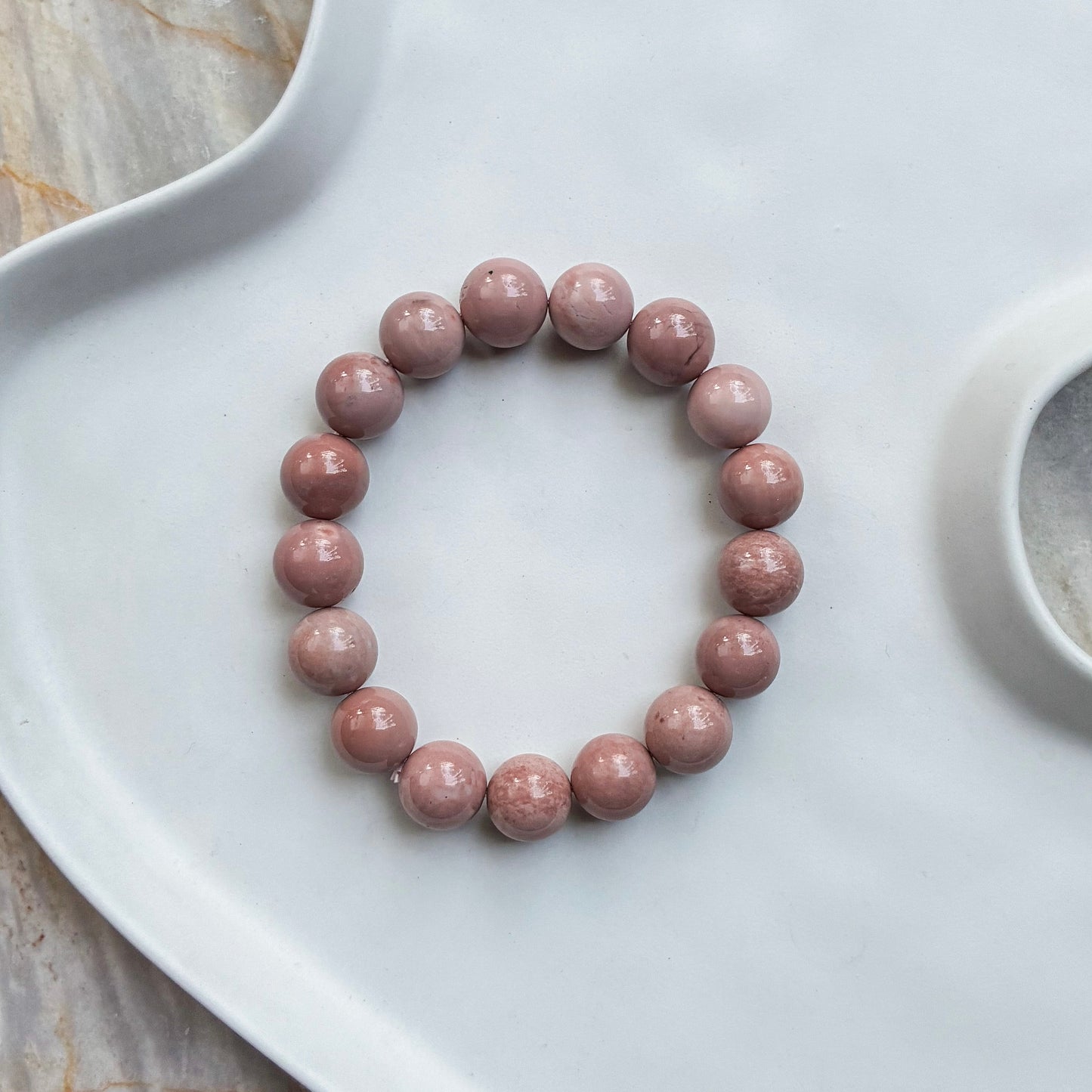 Pink Alashan Agate 11mm