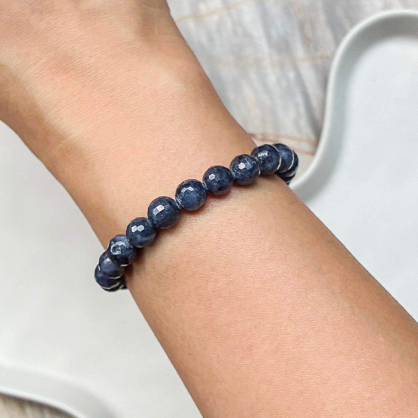 Sapphire, Faceted 8mm
