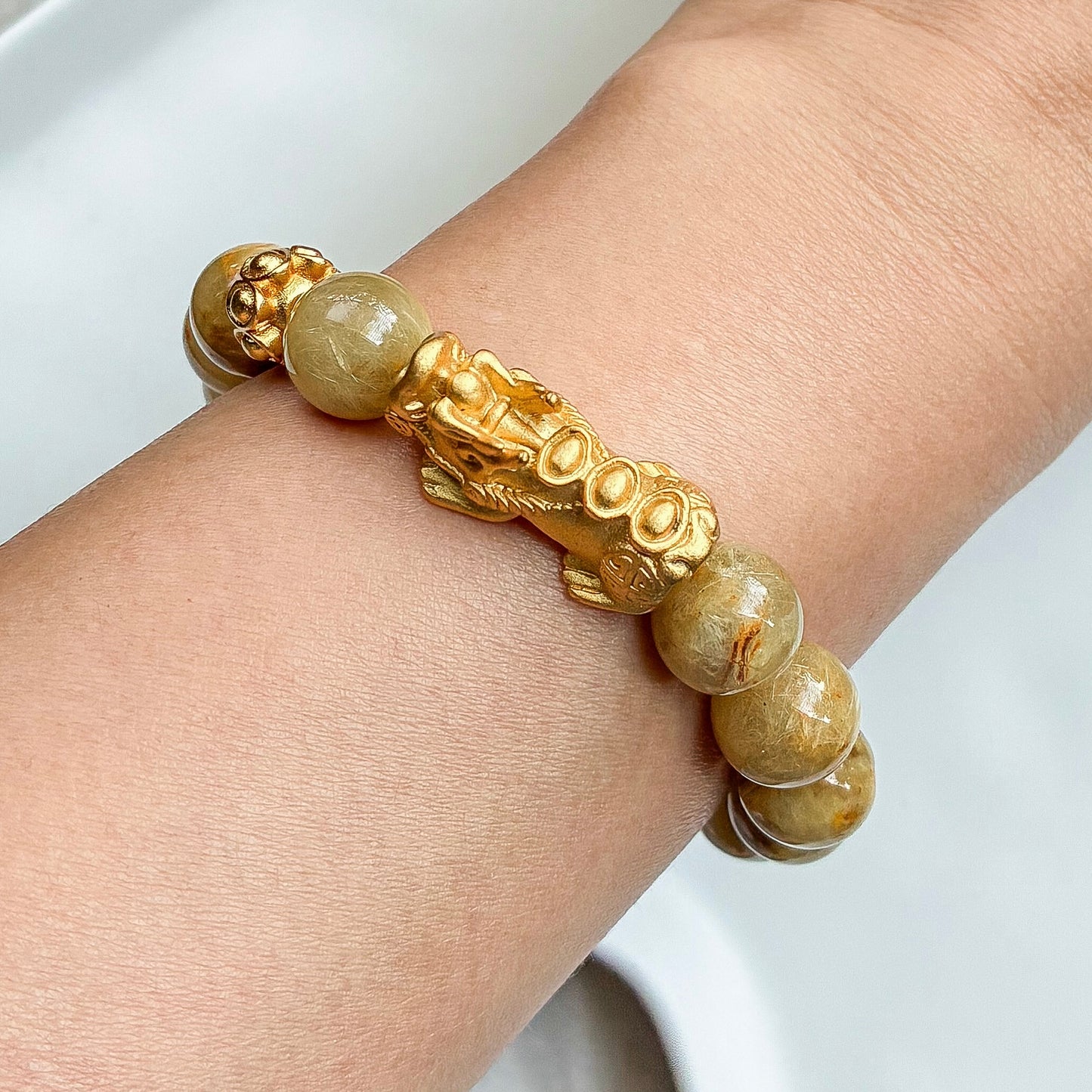 Wealth Activation Golden Rutilated Quartz