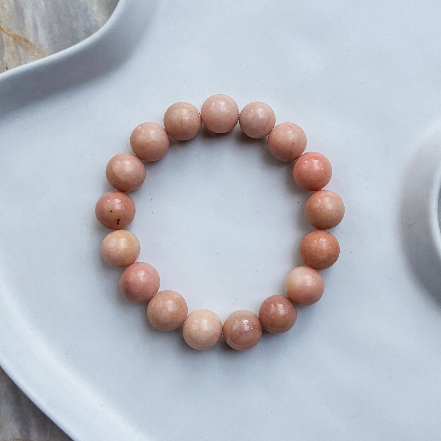 Peach Alashan Agate 11mm