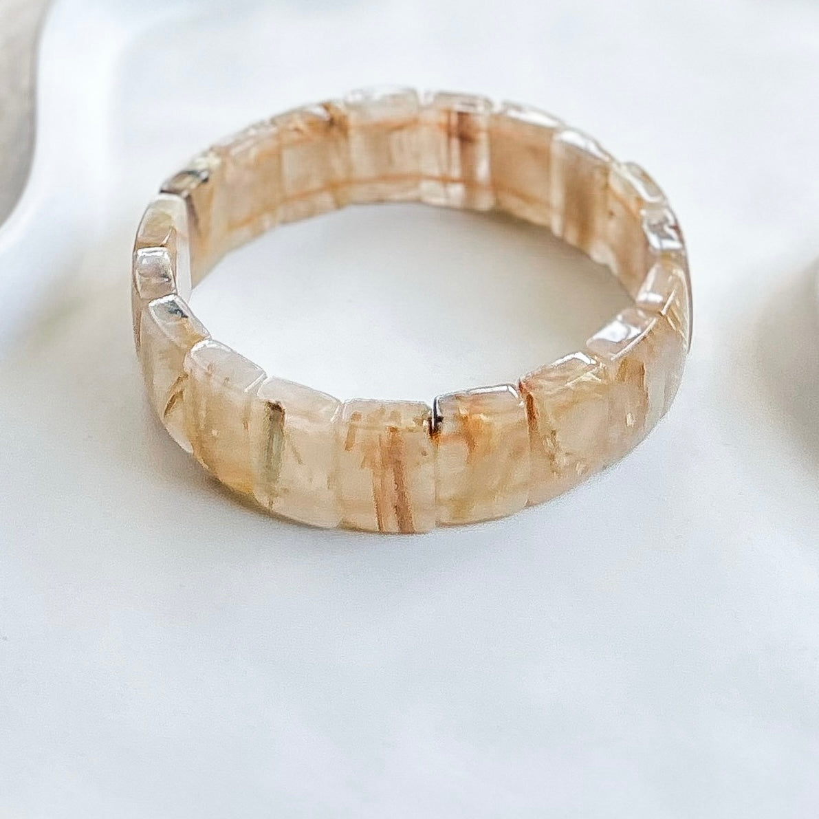 Golden Rutilated Quartz Bangle