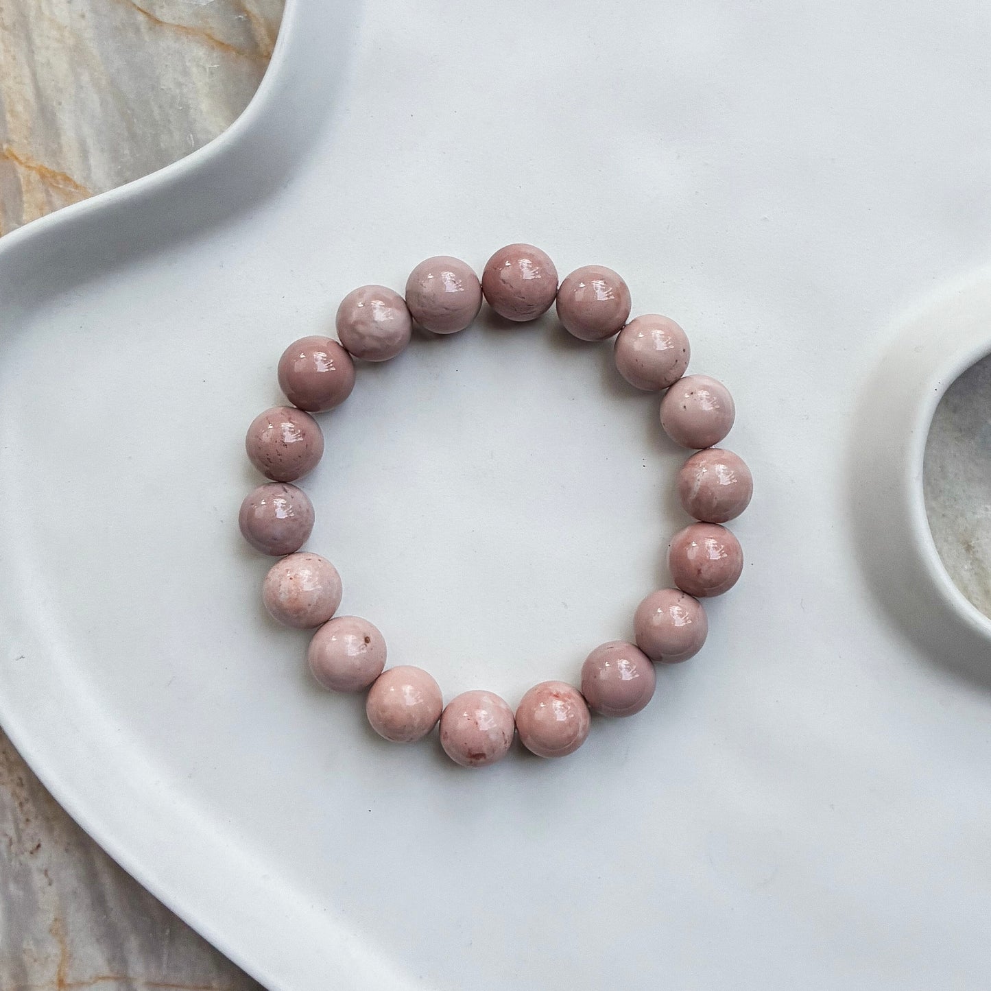 Pink Alashan Agate 11mm