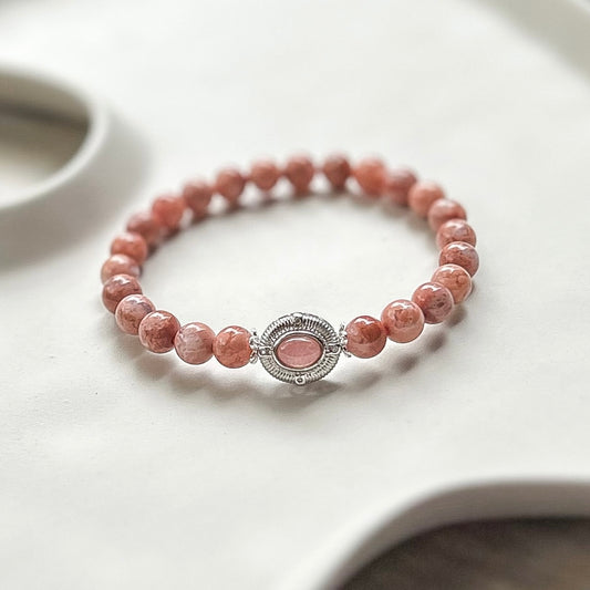 Floriva [Rhodochrosite - Flower Agate]