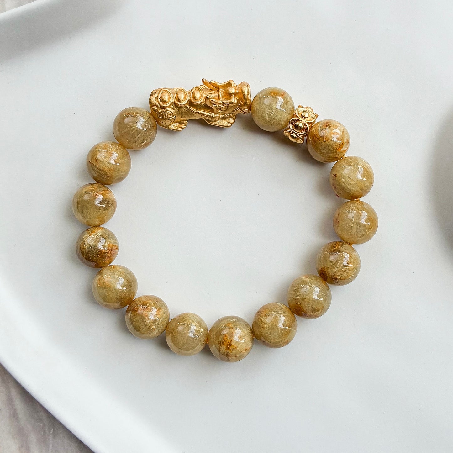 Wealth Activation Golden Rutilated Quartz