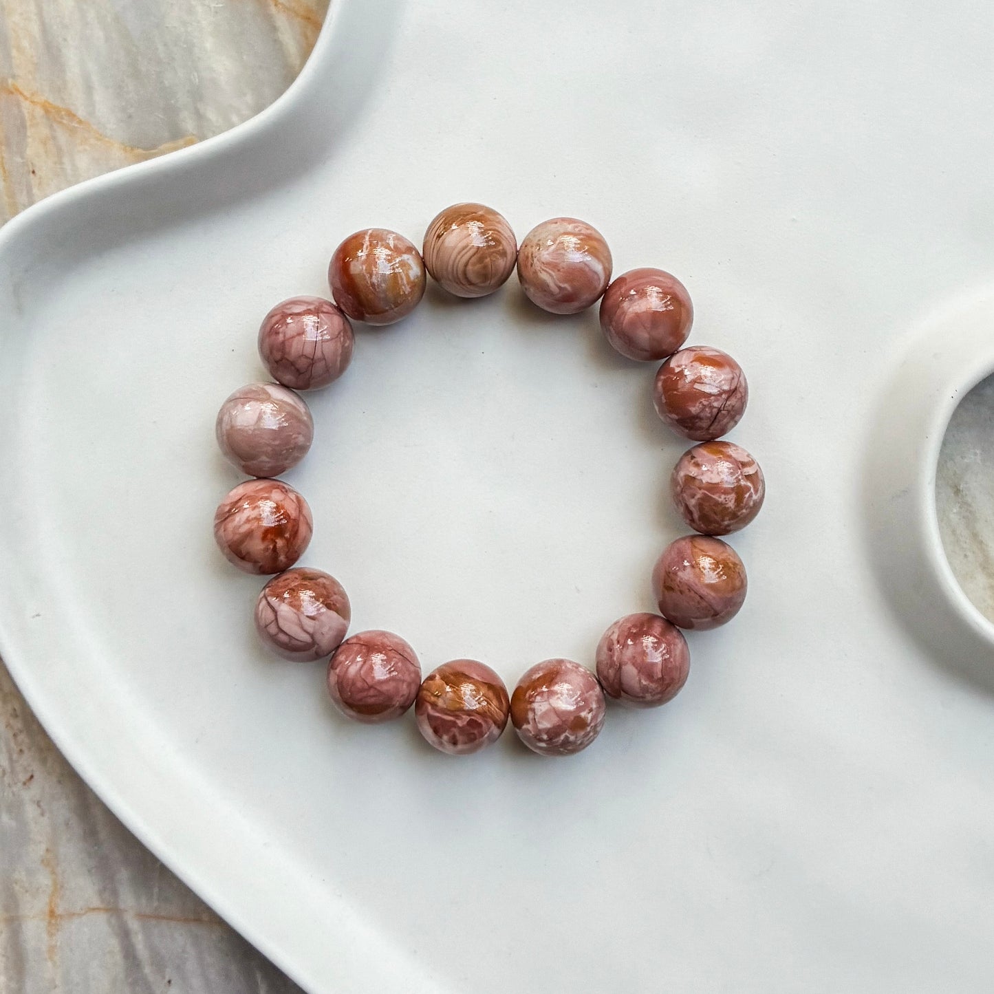 Pink Mango Alashan Agate 15mm
