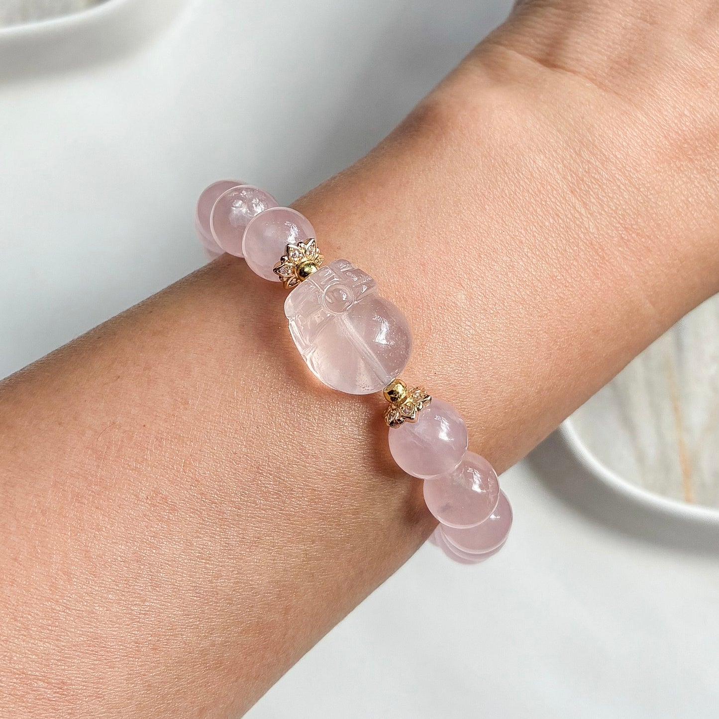 Rose Quartz Pixiu