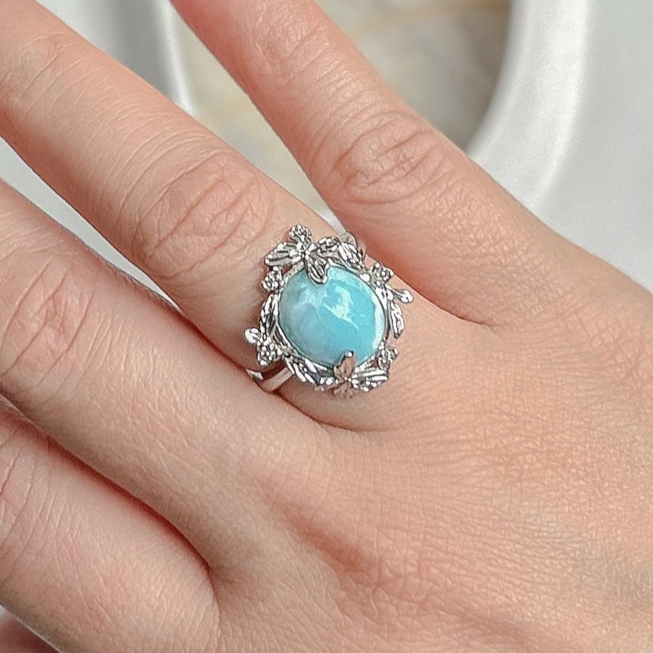 Larimar Statement Ring