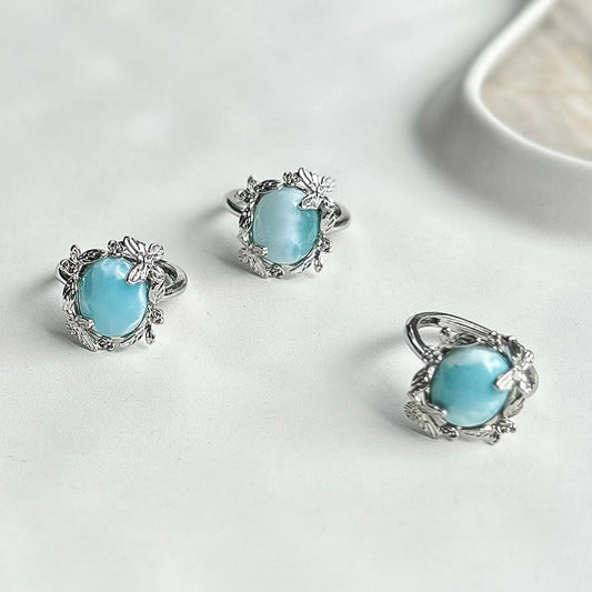 Larimar Statement Ring
