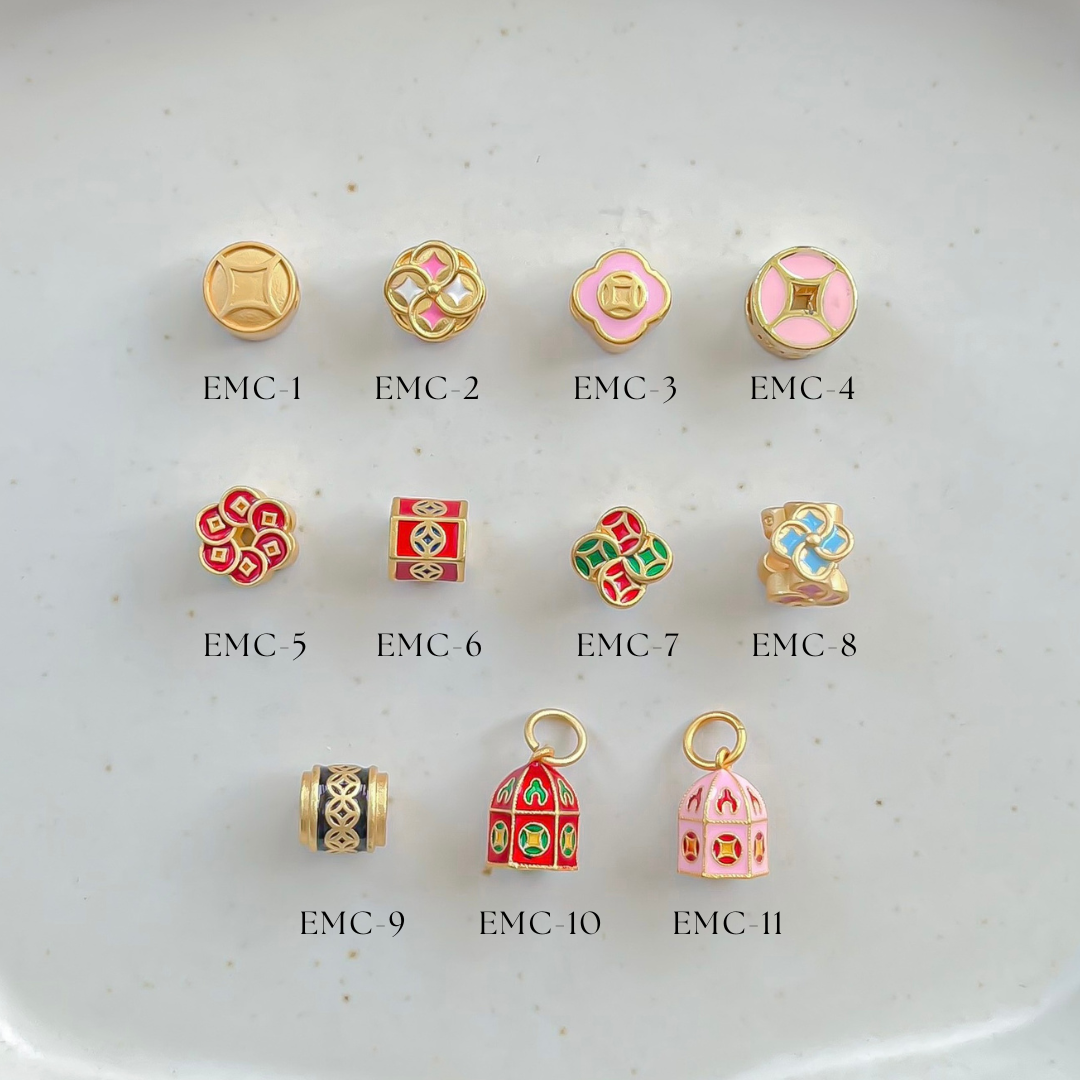 Gold Plated Wealth Charms - Coins