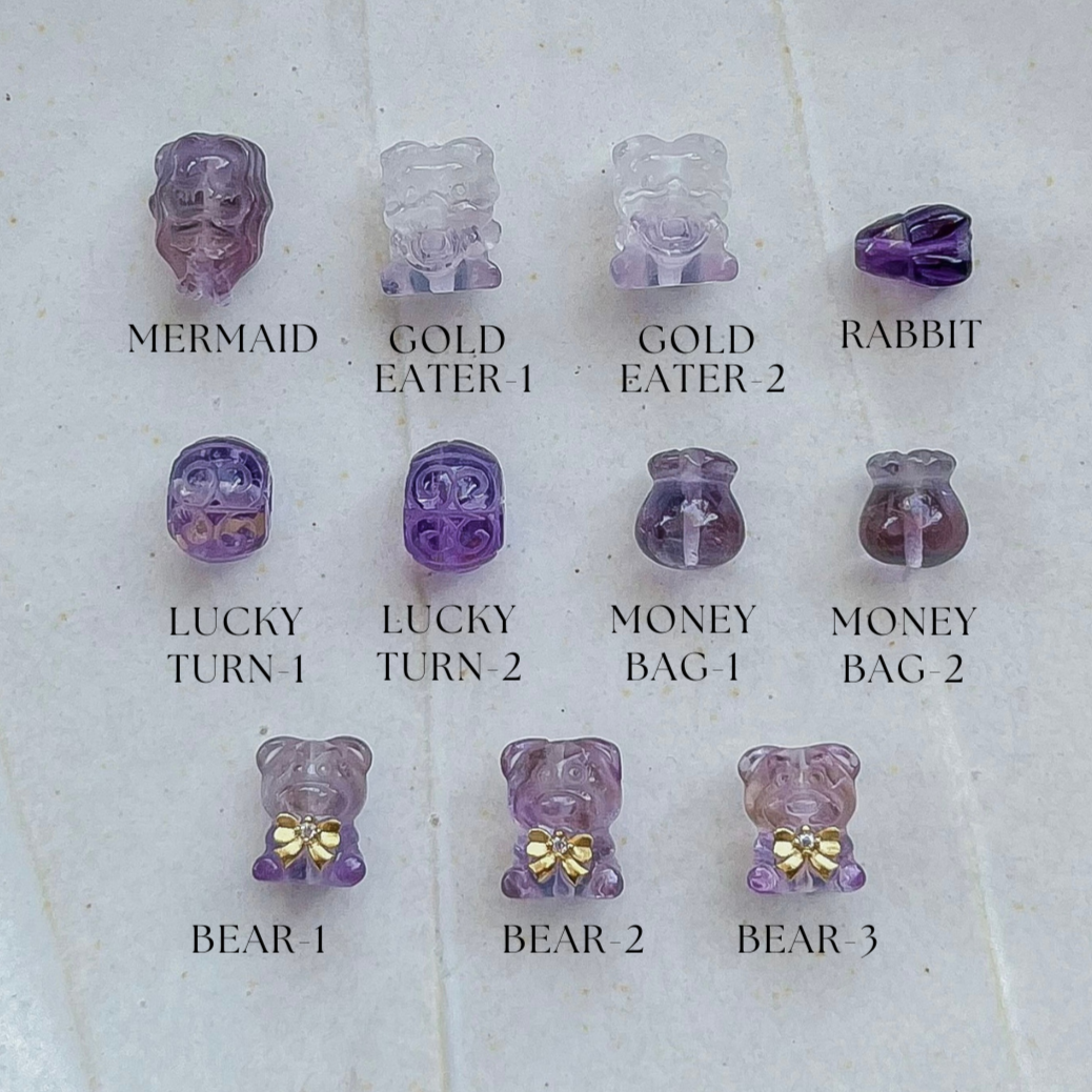 Amethyst Charms