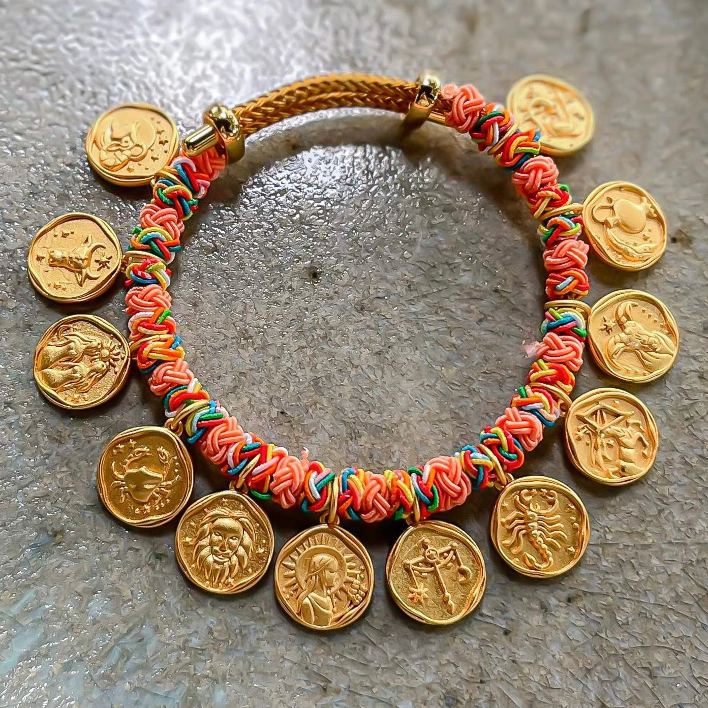 Gold Plated Charms - Zodiac Constellations