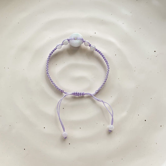 Handmade Braided Rope Jade Bracelet